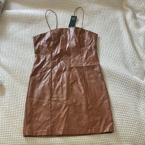 NWT WILD FABLE Brown Strapless Dress
